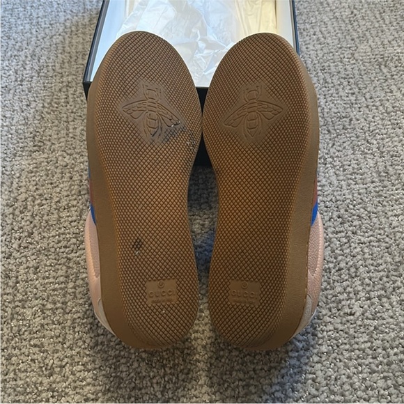 100% Authentic Gucci Women's Pink and Blue Sneakers - Picture 6 of 6